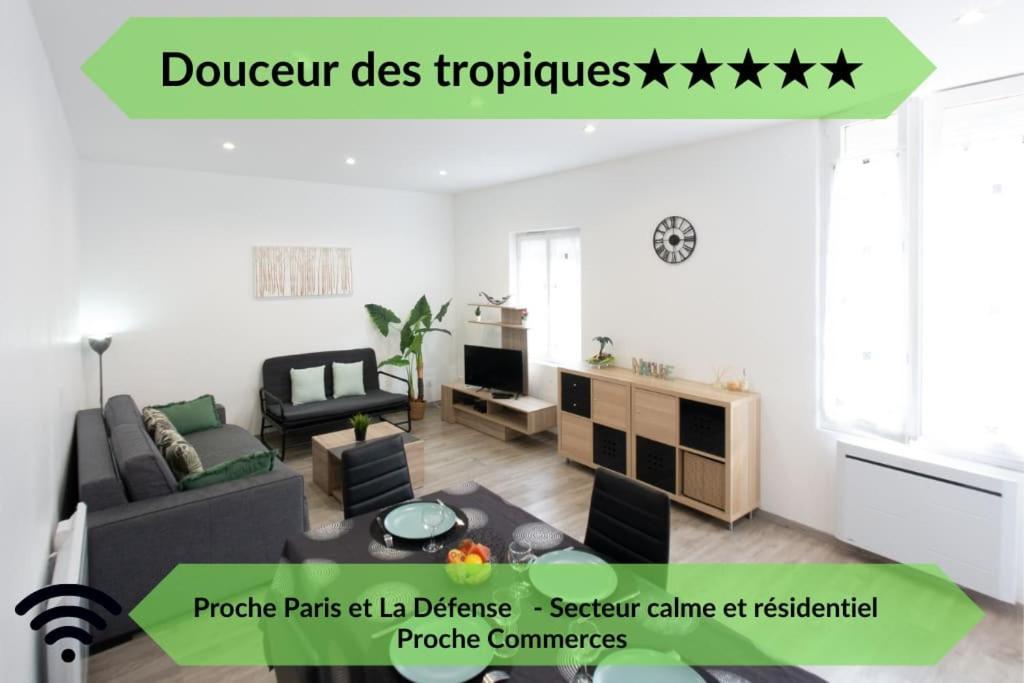 *Douceur Des Tropiques*Parisis Lejlighed Argenteuil Eksteriør billede